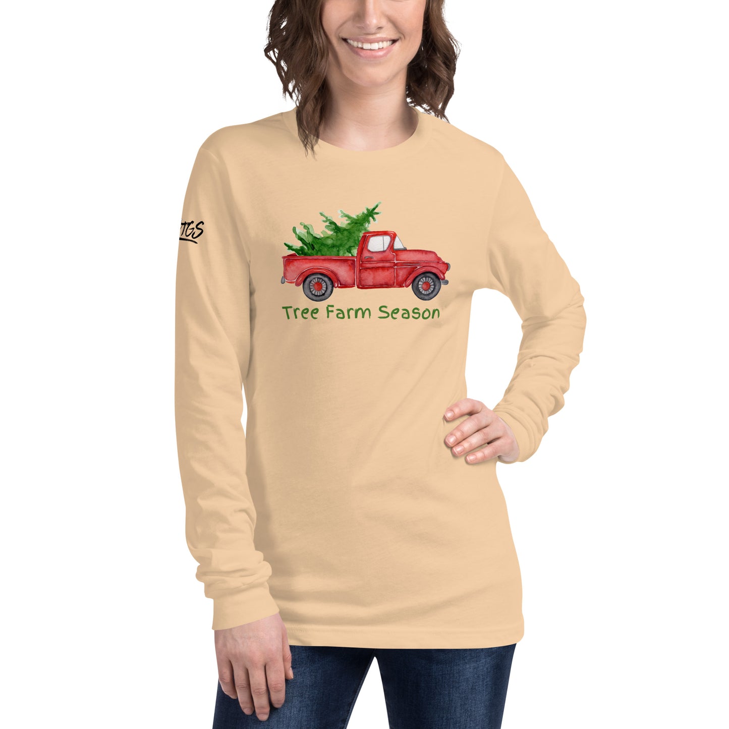 Tree Farm Season Unisex Long Sleeve Tee