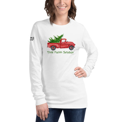 Tree Farm Season Unisex Long Sleeve Tee