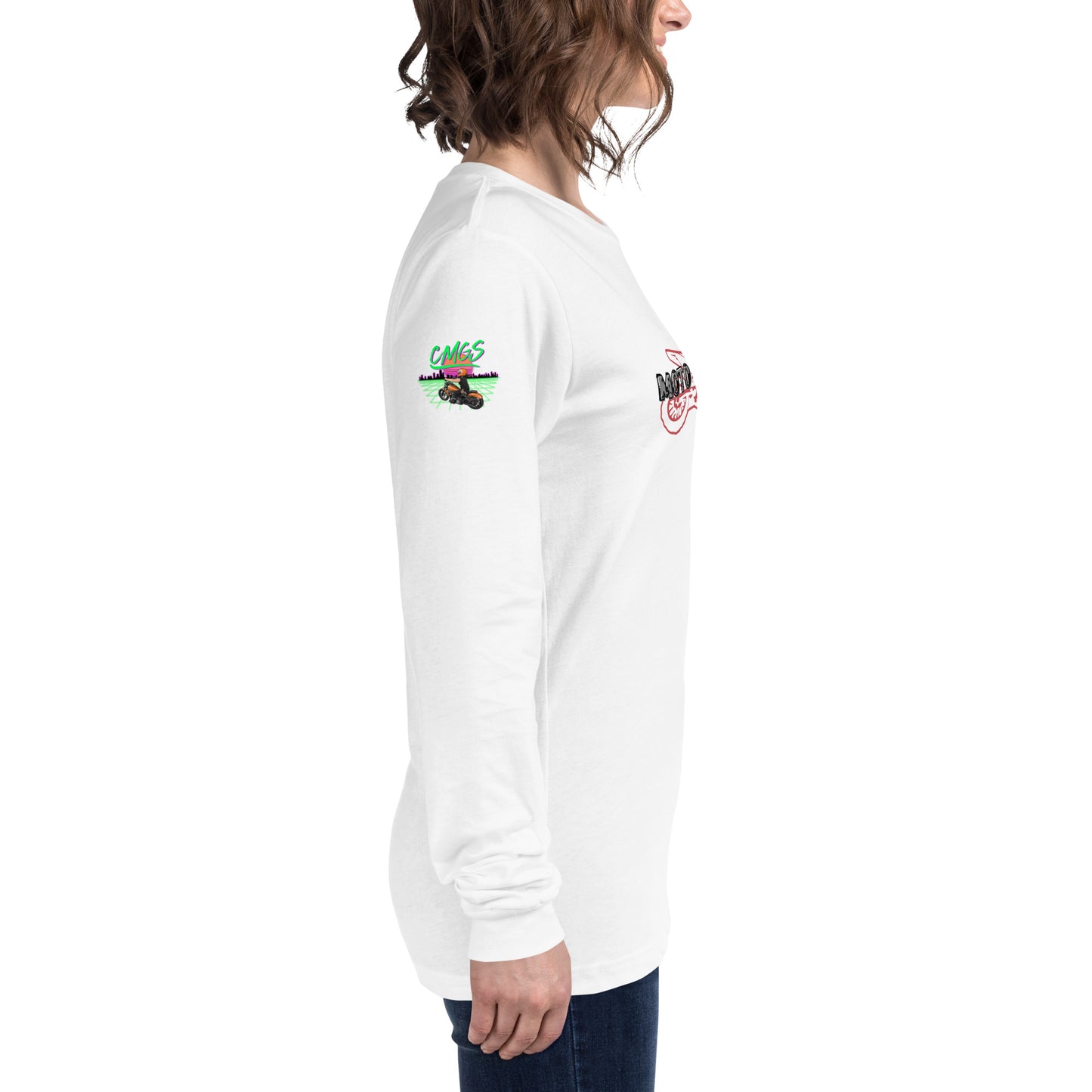 Moto Maniac Unisex Long Sleeve Tee