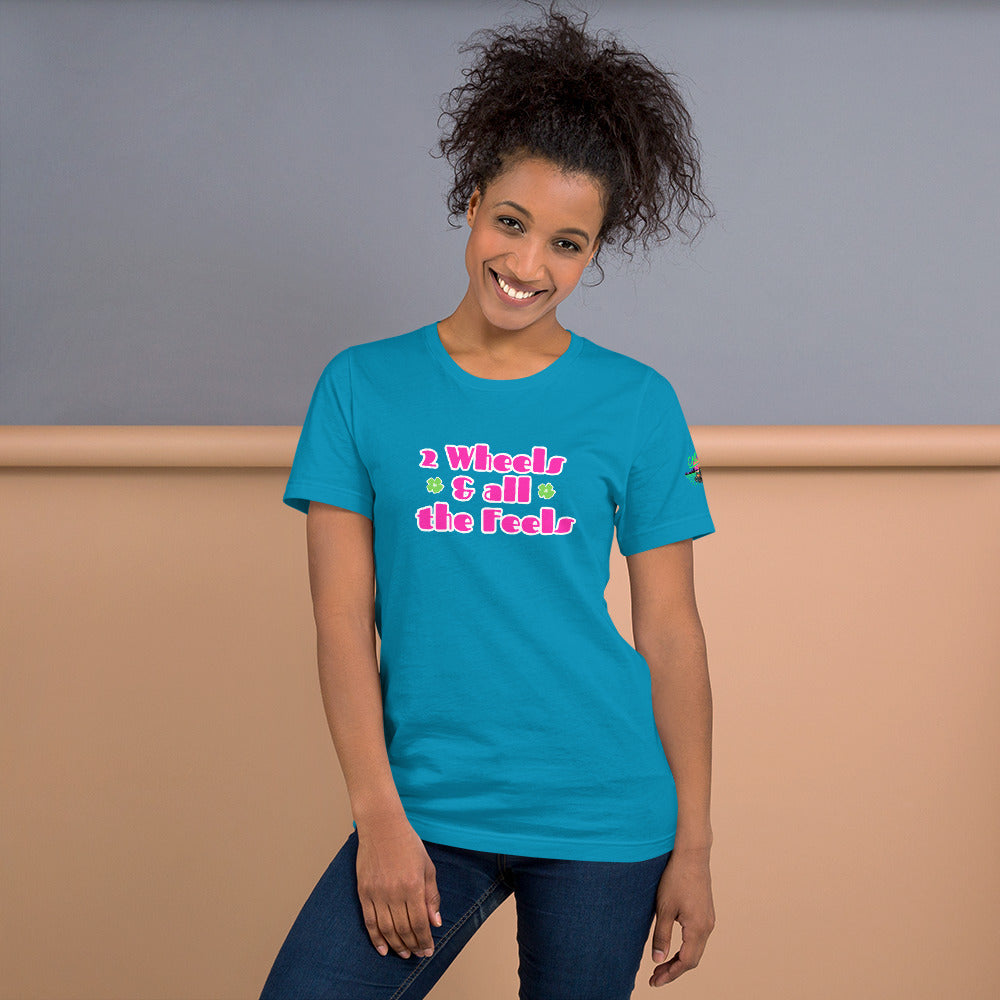 2 Wheels & All The Feels Unisex Soft T-shirt