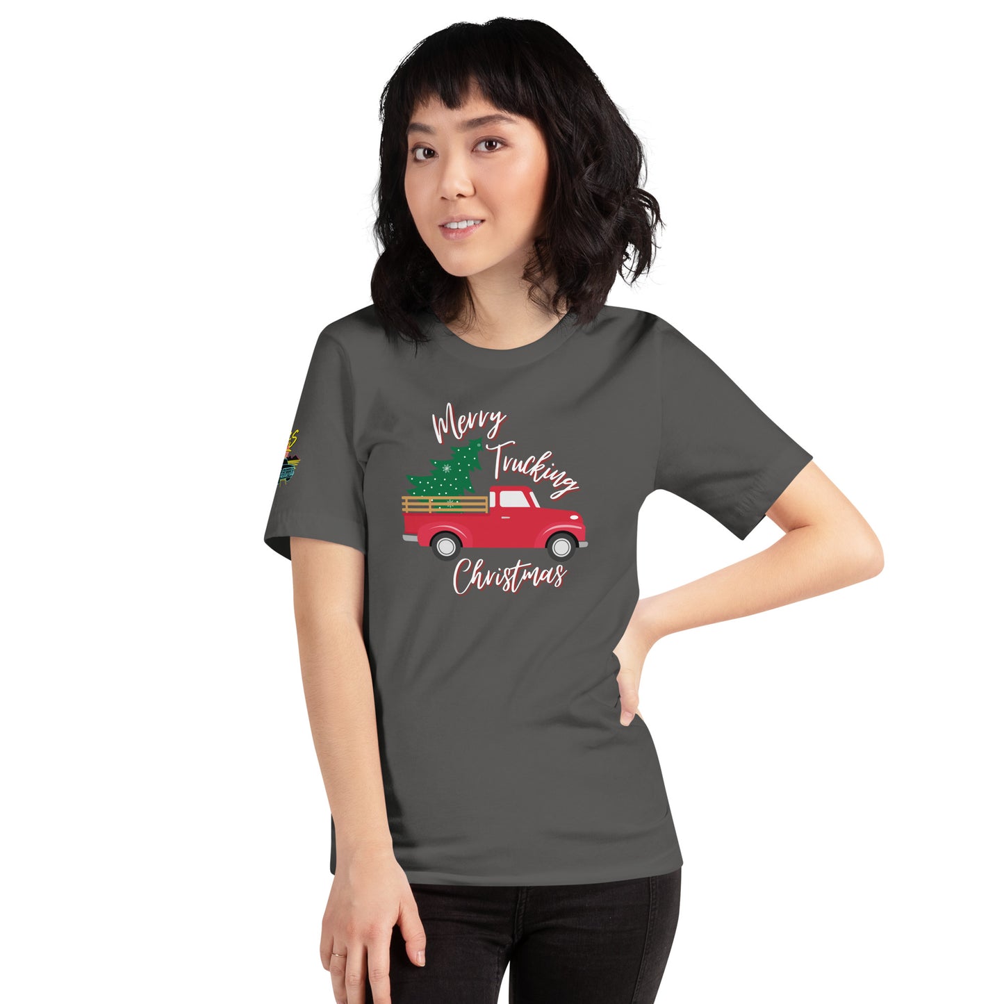 Merry Trucking Christmas Unisex Soft T-shirt