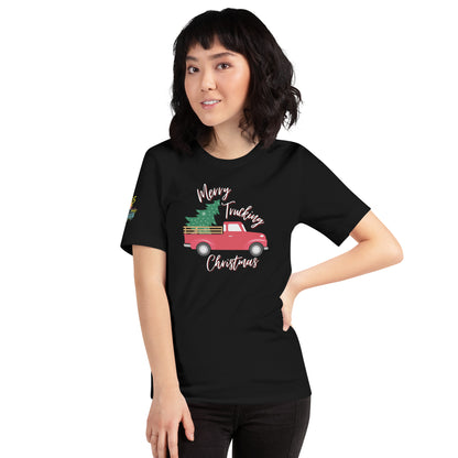 Merry Trucking Christmas Unisex Soft T-shirt