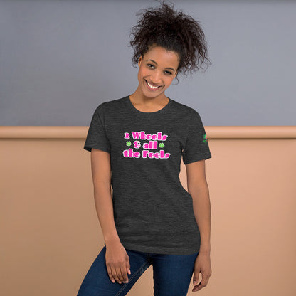 2 Wheels & All The Feels Unisex Soft T-shirt