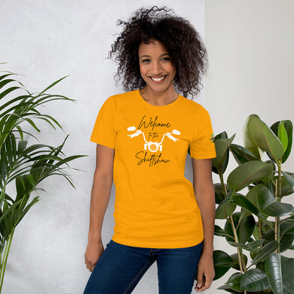 Welcome To The Shiftshow Unisex Soft T-shirt