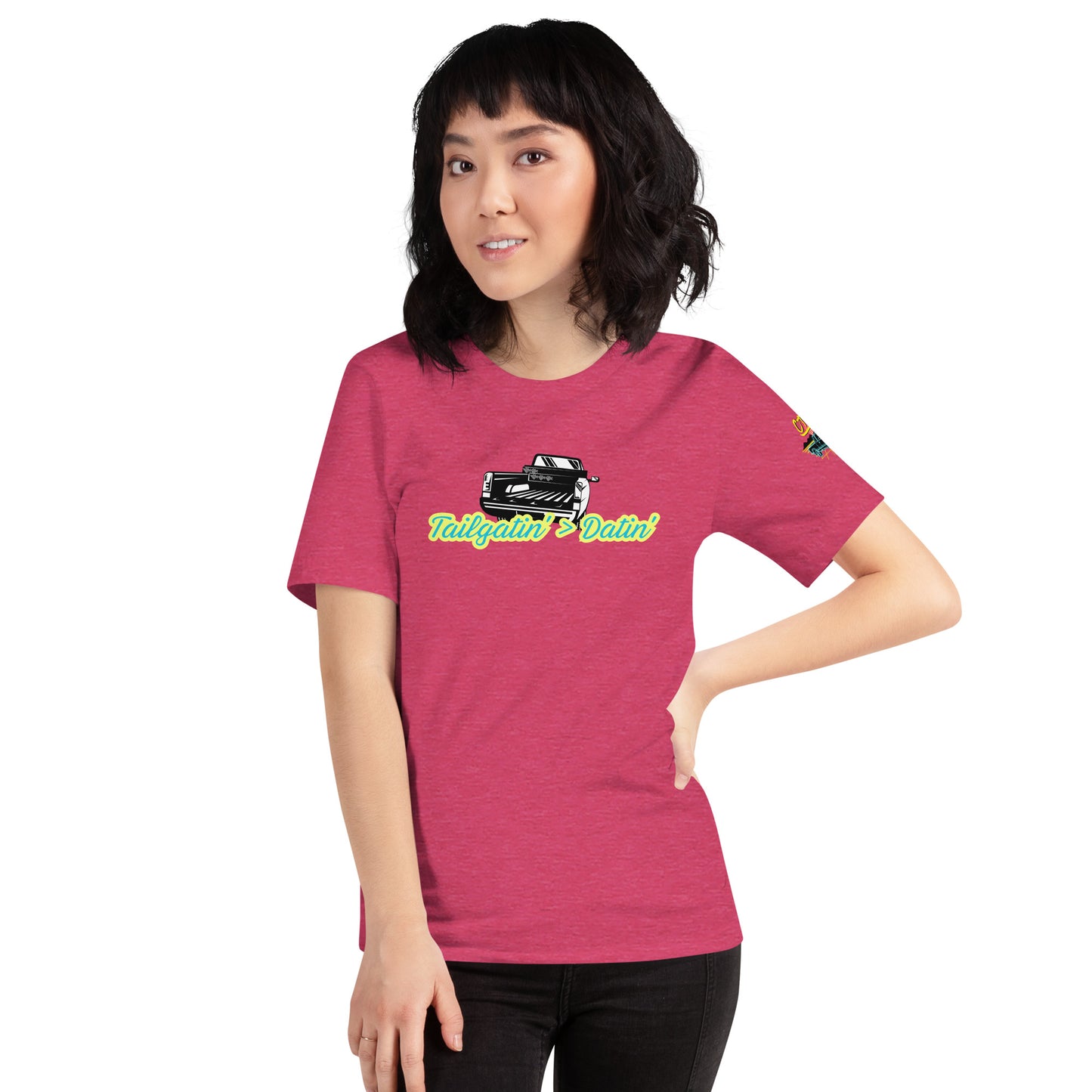 Tailgatin' > Datin' Unisex Soft T-shirt