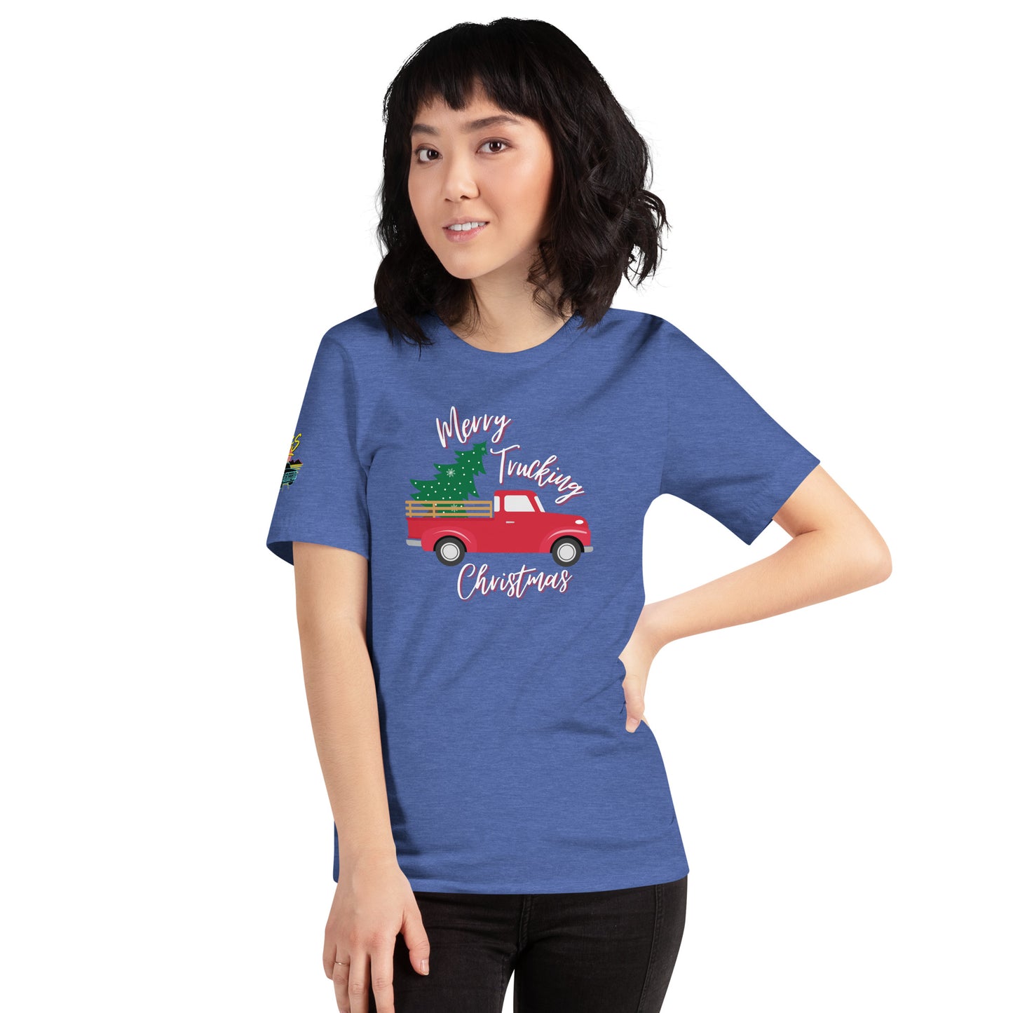 Merry Trucking Christmas Unisex Soft T-shirt