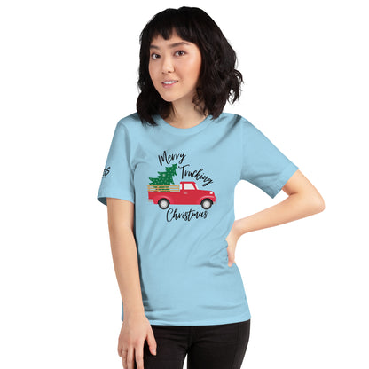 Merry Trucking Christmas Unisex Soft T-shirt