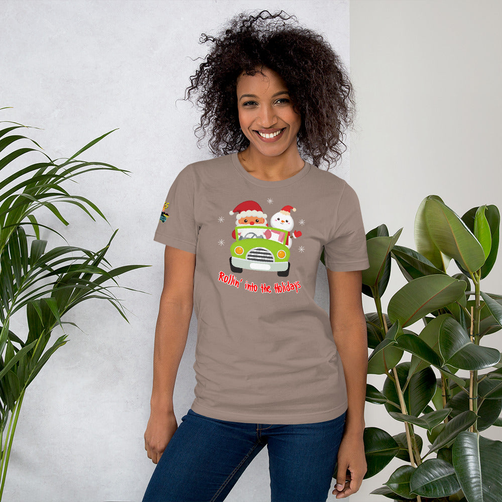 Rollin' Into The Holidays Unisex Soft T-shirt