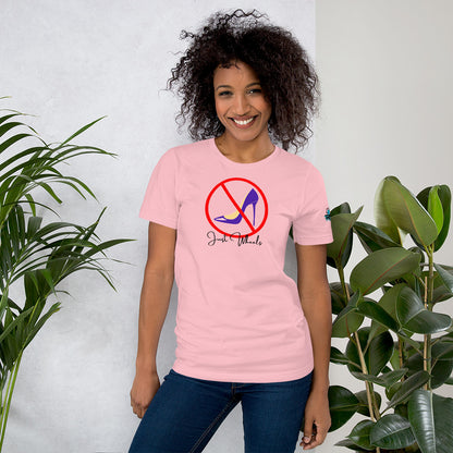 No Heels Just Wheels Unisex Soft T-shirt