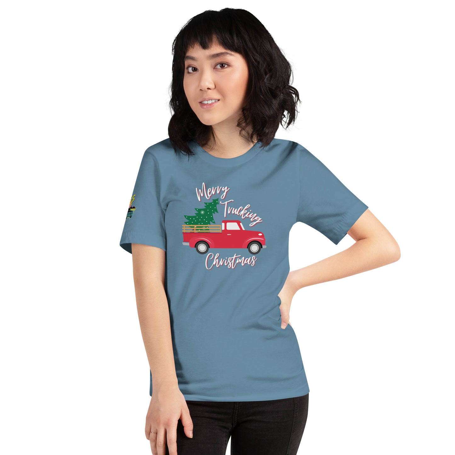 Merry Trucking Christmas Unisex Soft T-shirt