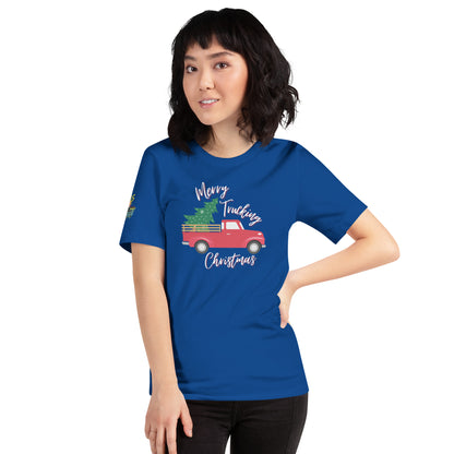 Merry Trucking Christmas Unisex Soft T-shirt