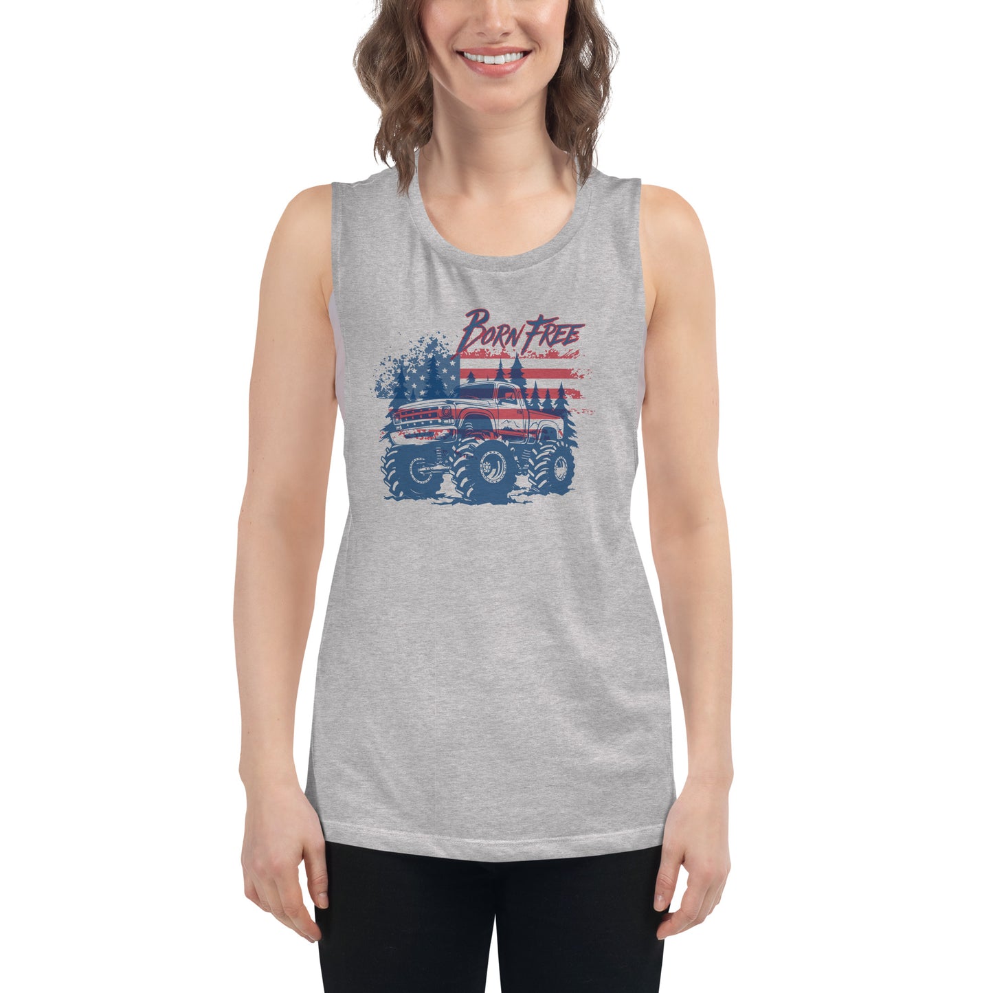 Born Free Ladies’ Muscle Tank