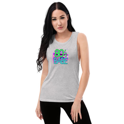 80's Babe Ladies’ Muscle Tank