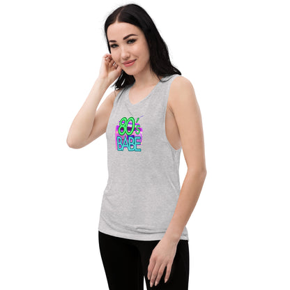 80's Babe Ladies’ Muscle Tank