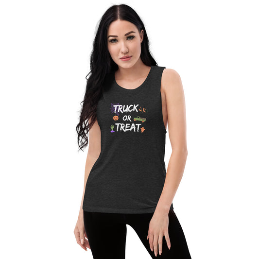 Truck Or Treat Ladies’ Muscle Tank