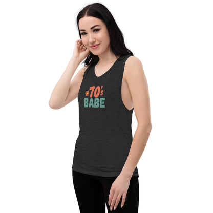 70's Babe Ladies’ Muscle Tank