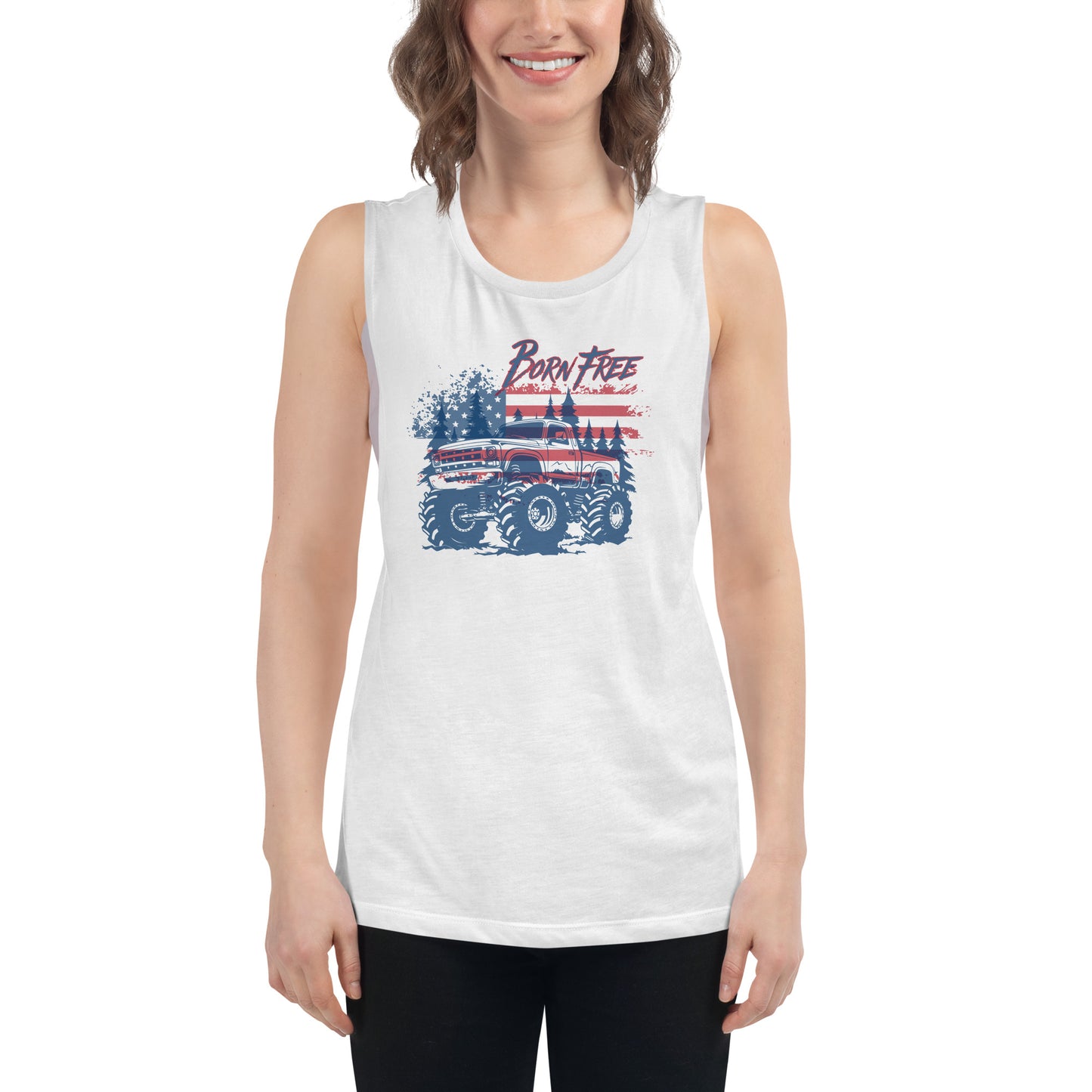 Born Free Ladies’ Muscle Tank