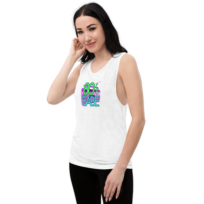 80's Babe Ladies’ Muscle Tank