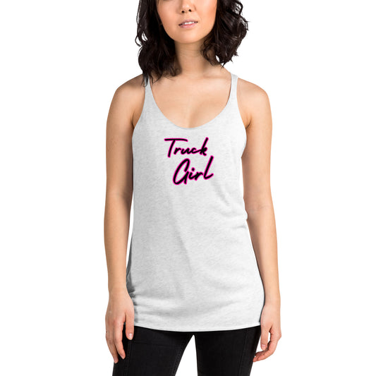 Truck Girl Women's Racerback Tank