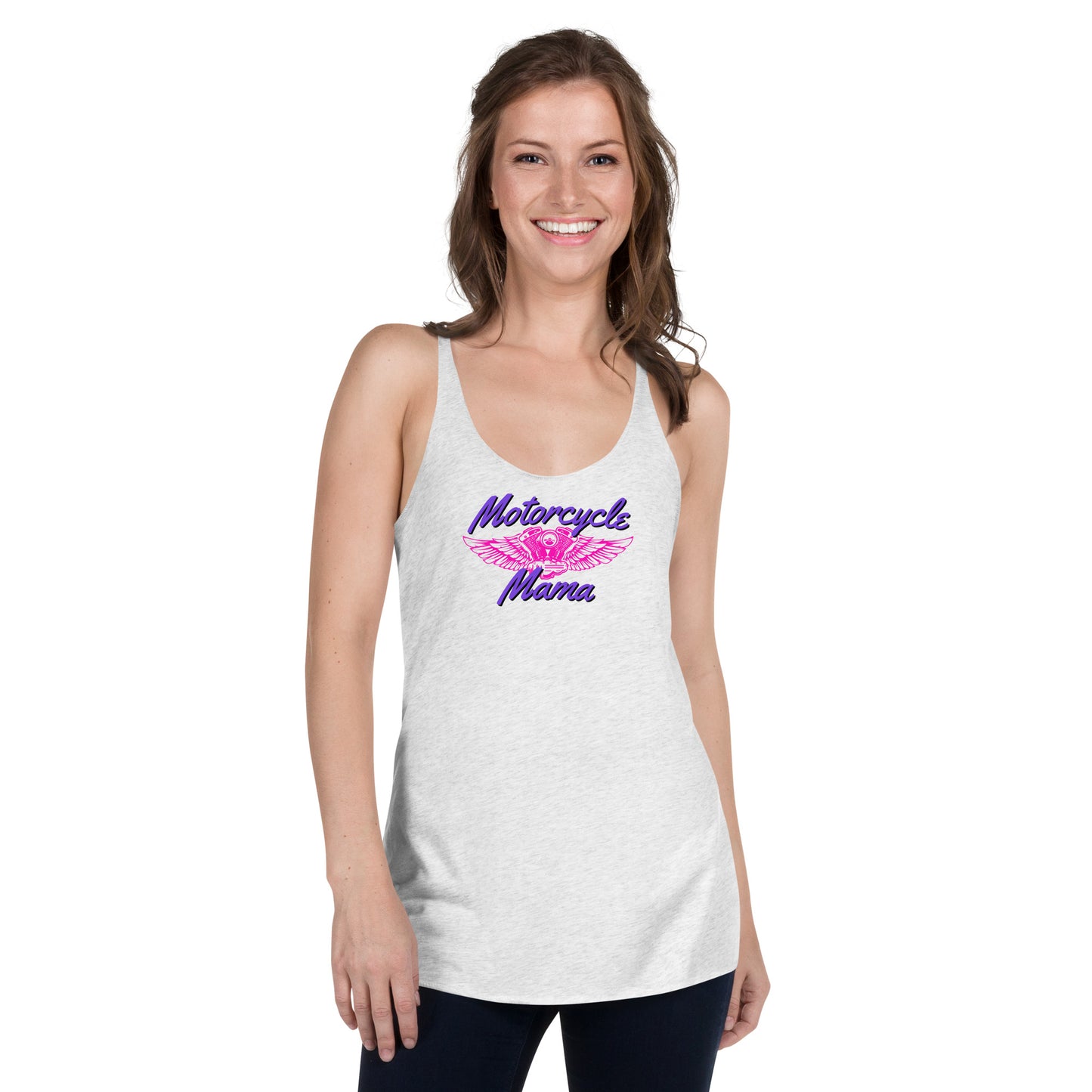 Motorcycle Mama Women's Racerback Tank