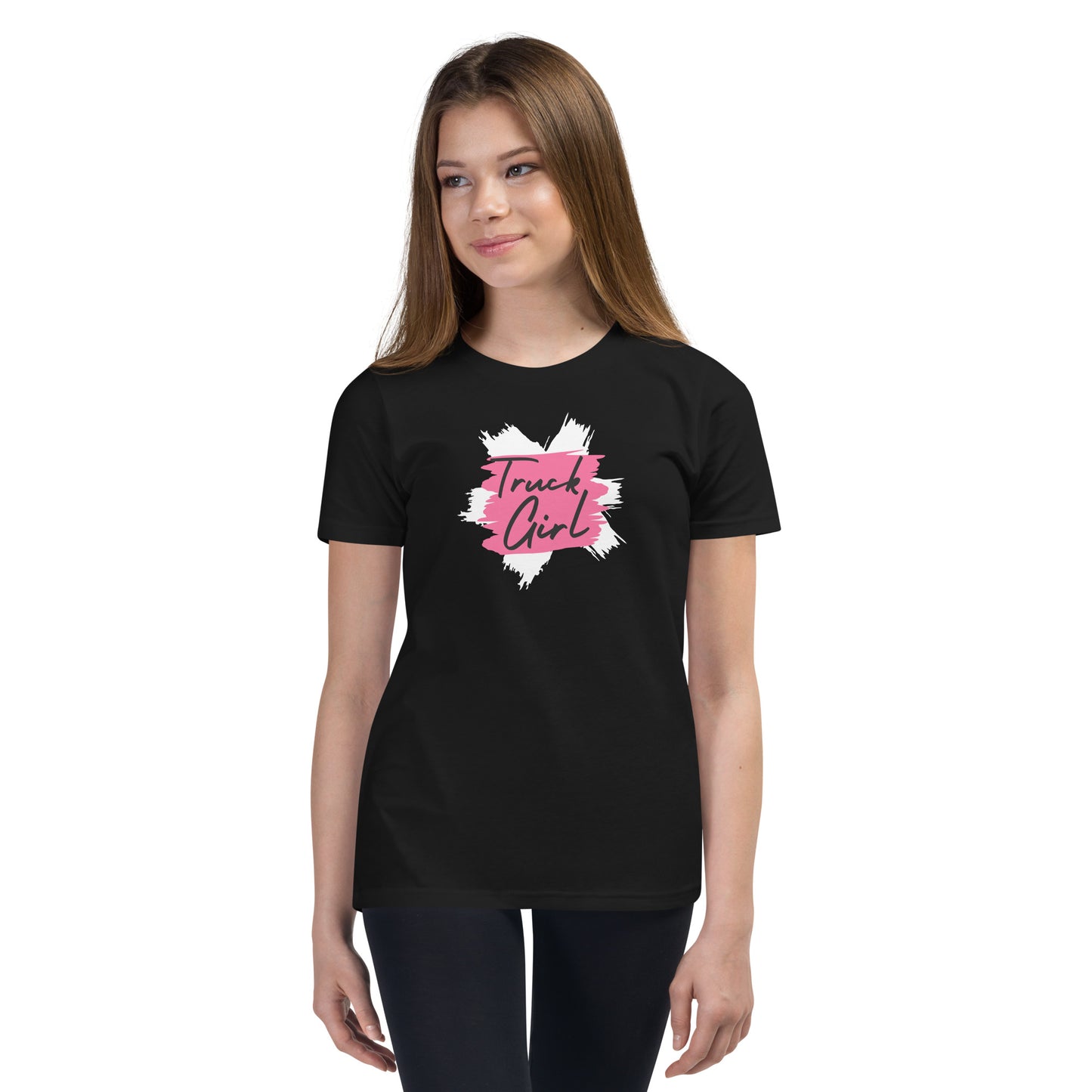 Truck Girl Youth Short Sleeve T-Shirt