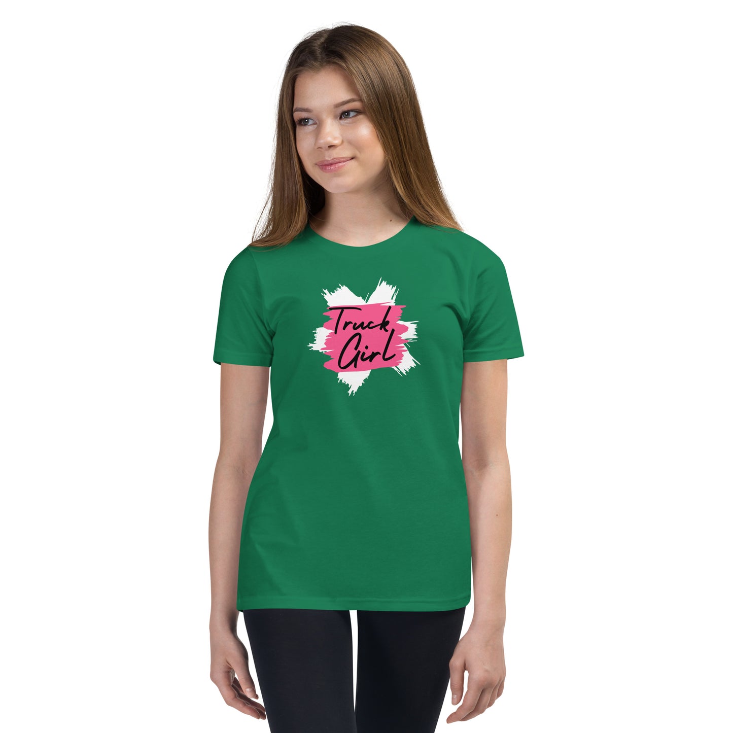 Truck Girl Youth Short Sleeve T-Shirt