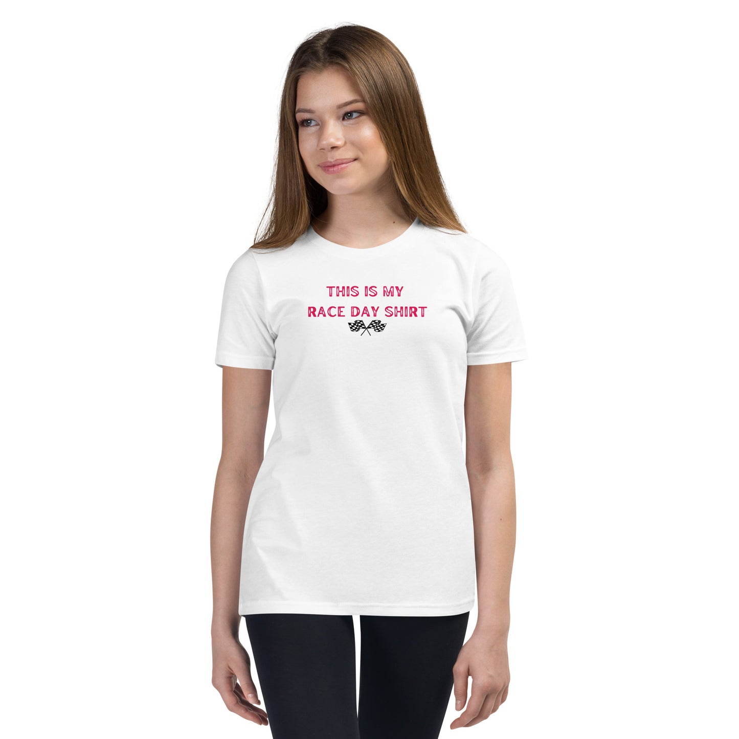 This Is My Race Day Shirt Youth Short Sleeve T-Shirt