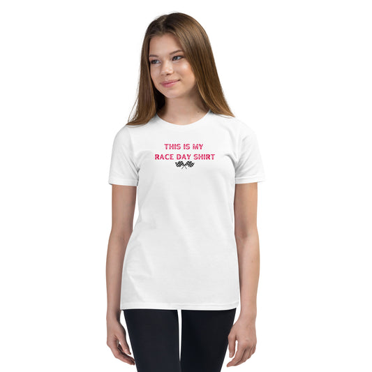 This Is My Race Day Shirt Youth Short Sleeve T-Shirt